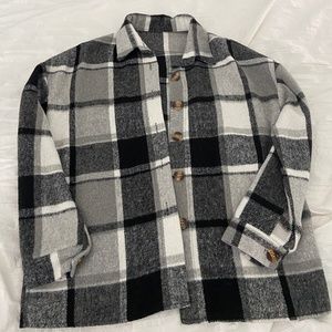 Black and white flannel